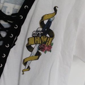 EUC: Band Tee. Guns N Roses Tee Unique Sz S